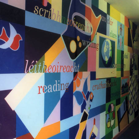 Mural for Co. Clare VEC Adult & Community Education Centre