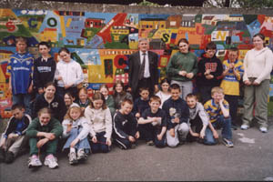 Mural with classes 5 and 6