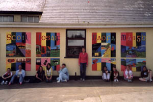 Mural with classes 4, 5 and 6