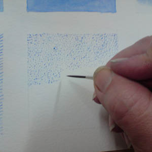 Stippling with a rigger
